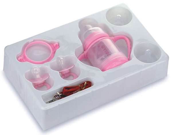 歐標豪華雙層奶瓶170ml禮盒套