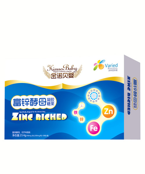 金諾貝嬰富鋅酵母凝膠糖果