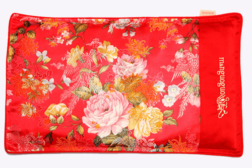 咪呢果果嬰幼兒護(hù)型功能枕3個月-1歲吉紅色