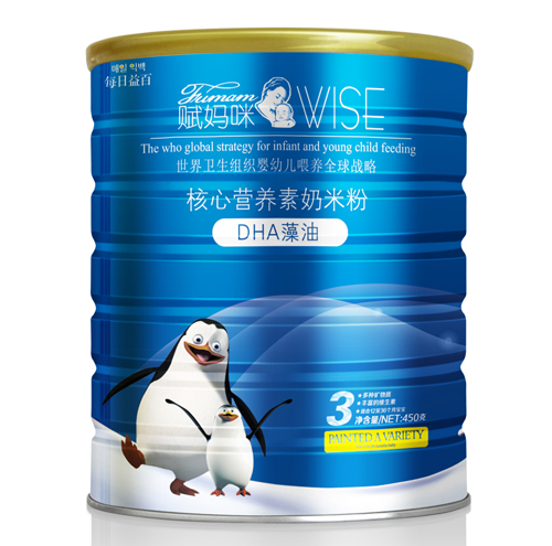 賦媽咪DHA藻油核心營(yíng)養(yǎng)素奶米粉3段