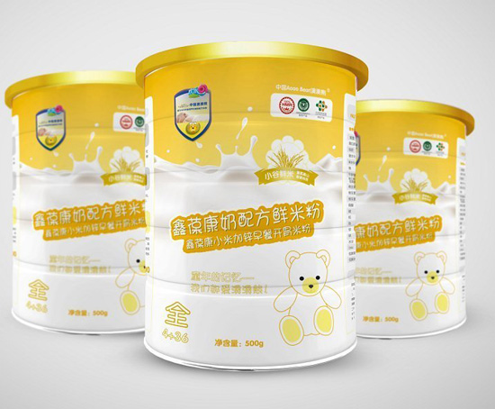 澳澳熊鑫葆康奶配方小米加鋅早餐開胃米粉