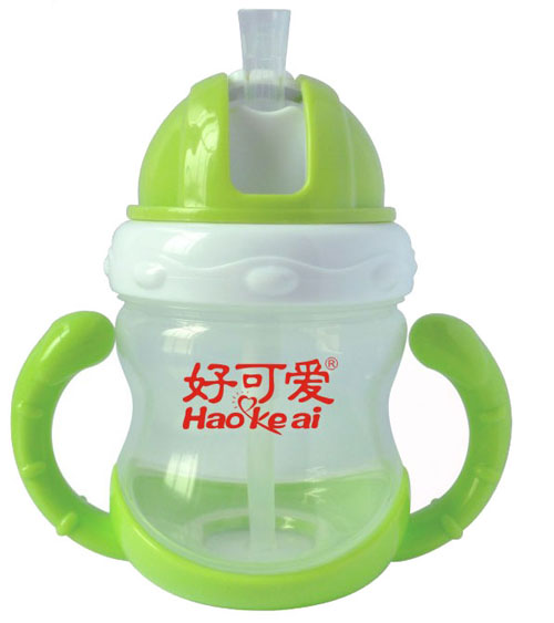 好可愛(ài)雙耳吸管學(xué)飲杯