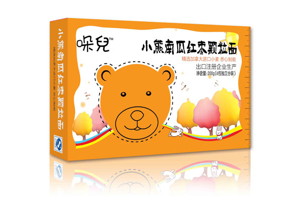 哚兒嬰幼兒小熊南瓜紅棗顆粒面