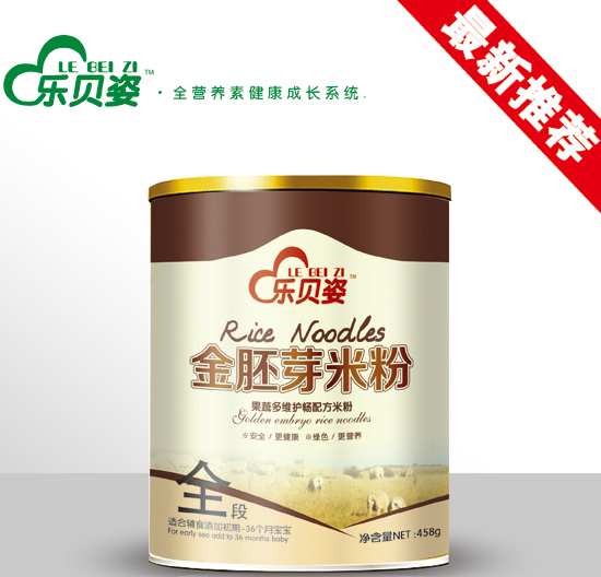 樂貝姿果蔬多維護腸金胚芽米粉全段