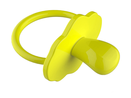 拍拍手嬰兒牙膠黃色