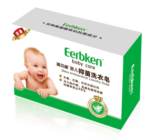 英貝康嬰兒抑菌洗衣皂
