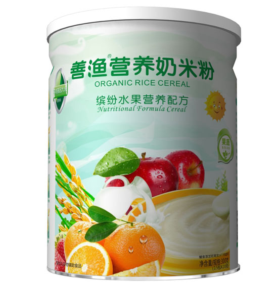 善漁繽紛水果營養(yǎng)奶米粉