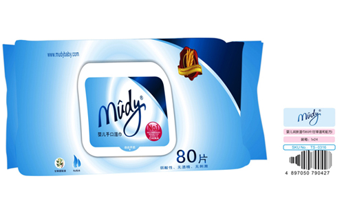 麥地嬰兒潤膚濕巾80片(甘草溫和配方)