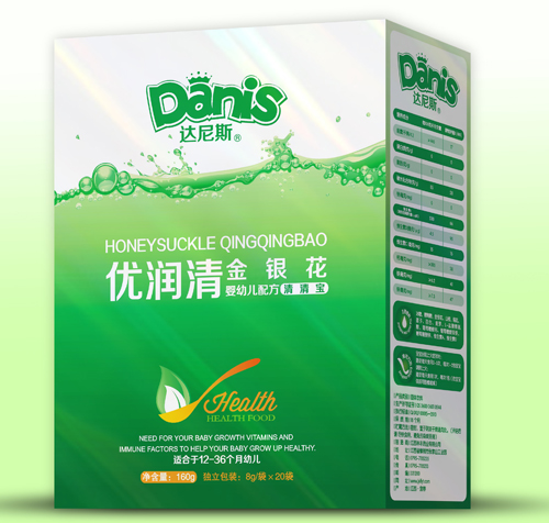 達尼斯優(yōu)潤清金銀花盒裝