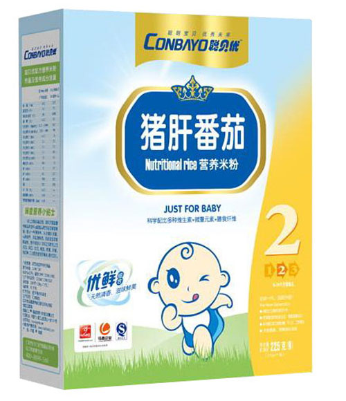 聰貝優(yōu)豬肝番茄營養(yǎng)米粉2段