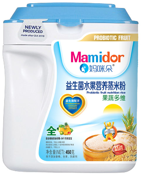 媽咪朵果蔬多維益生菌水果營養(yǎng)蒸米粉