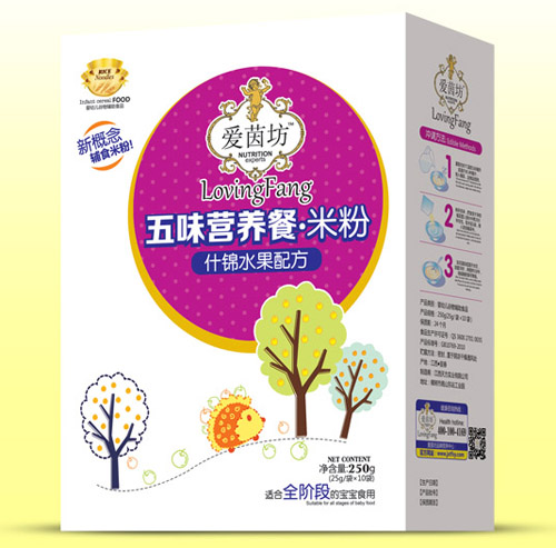 愛(ài)茵坊什錦水果五味營(yíng)養(yǎng)餐米粉盒裝