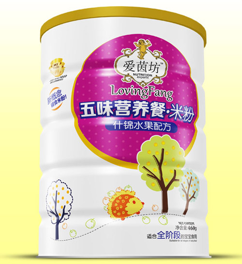 愛(ài)茵坊什錦水果五味營(yíng)養(yǎng)餐米粉鐵聽(tīng)