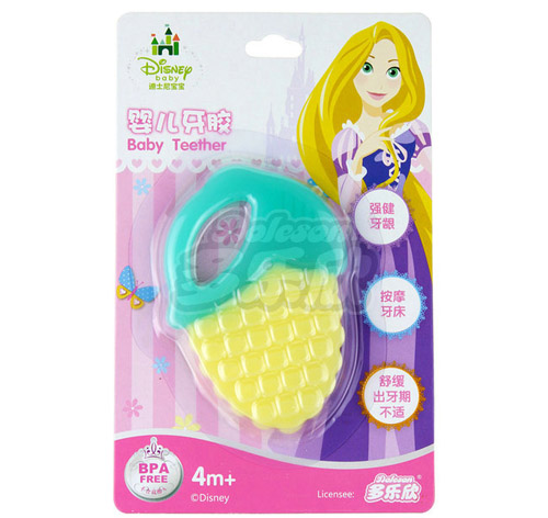 迪士尼寶寶迪士尼公主系列水果型嬰兒牙膠