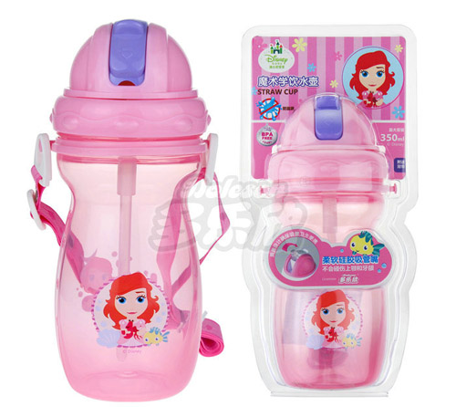 迪士尼寶寶魔術(shù)滑蓋學(xué)飲吸管水壺