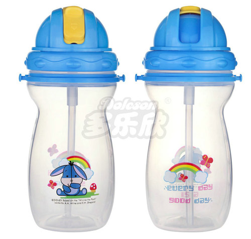 迪士尼寶寶魔術(shù)滑蓋學(xué)飲水壺藍色屹耳