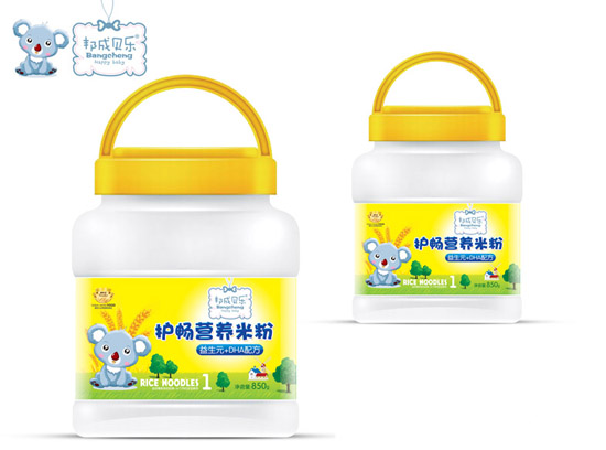 邦成貝樂益生元+DHA護暢營養(yǎng)米粉