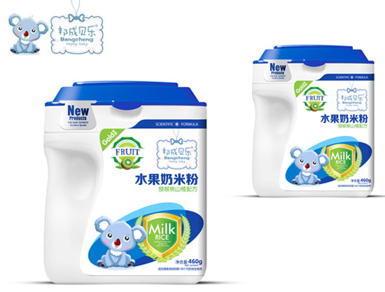 邦成貝樂(lè)獼猴桃山楂金裝水果奶米粉