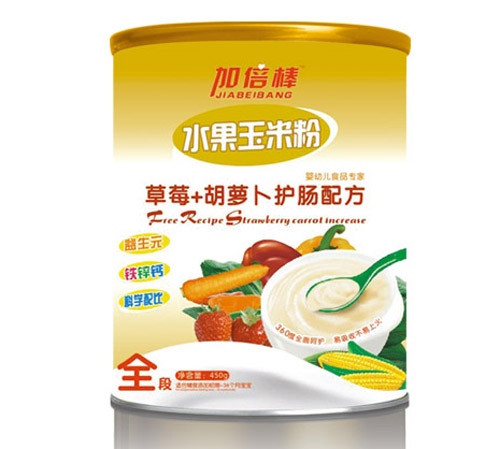 加倍棒草莓胡蘿卜護(hù)腸水果玉米粉全段