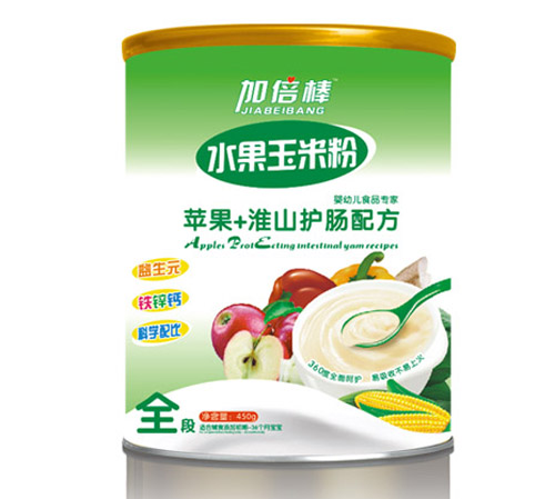 加倍棒蘋果淮山護腸水果玉米粉全段