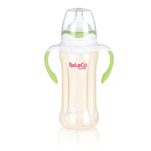 貝樂嘉綠白兩色雙柄全自動?jì)雰篜P奶瓶