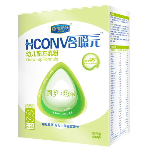合聰元呵護(hù)幼兒配方乳粉3段盒裝