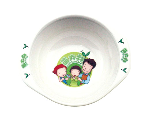 欣苗苗大叔密胺卡通雙耳碗