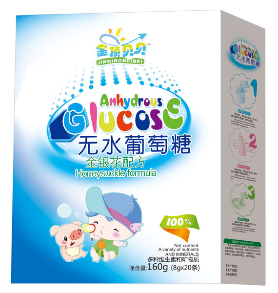 金頂貝貝金銀花配方配方無水葡萄糖盒裝