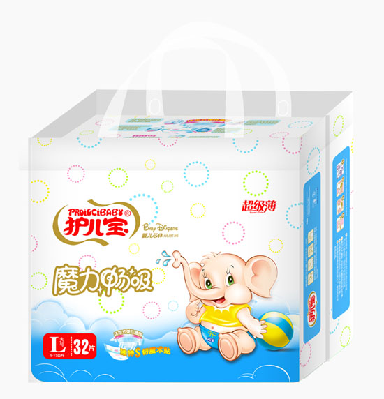 護兒寶魔力暢吸嬰兒芯體紙尿褲L碼中包