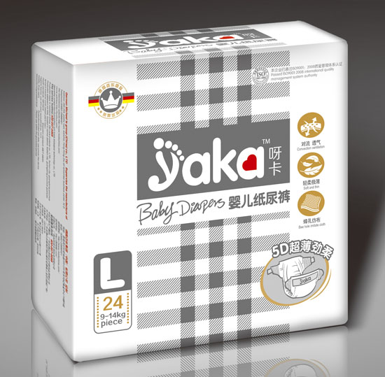 呀卡嬰兒紙尿褲L碼24片