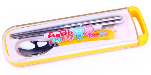 安安和貝貝夢(mèng)幻樂園韓式餐具套裝B