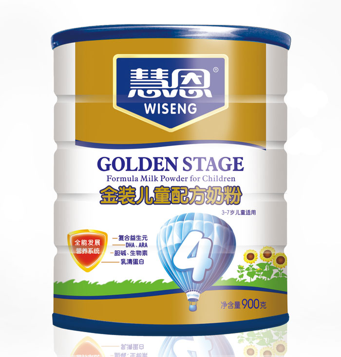 慧恩金裝兒童配方奶粉(罐裝900克)