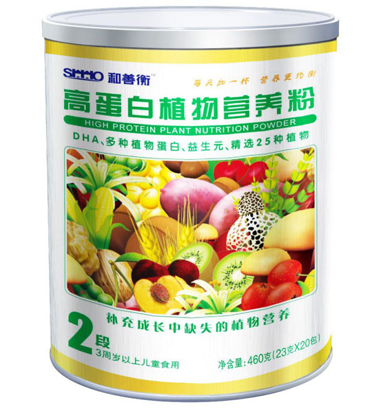 和善衡高蛋白植物營養(yǎng)粉2段460g