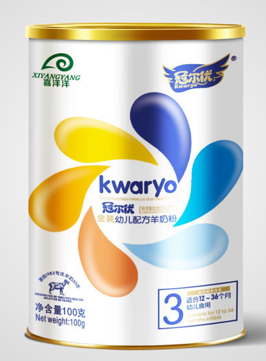 冠爾優(yōu)金裝嬰兒配方羊奶粉3段小聽(tīng)100g