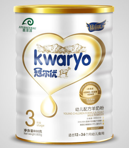 冠爾優(yōu)幼兒配方羊奶粉3段