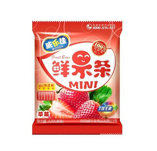 威樂(lè)佳草莓味鮮果條