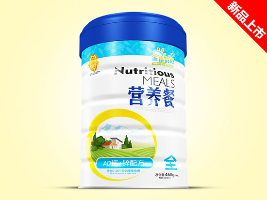 金頂貝貝營養(yǎng)餐鐵聽-AD鈣+鋅