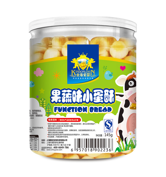 金盾愛嬰果蔬味小蛋酥餅干