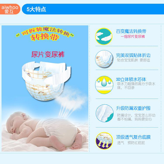 愛互魔法帶紙尿片