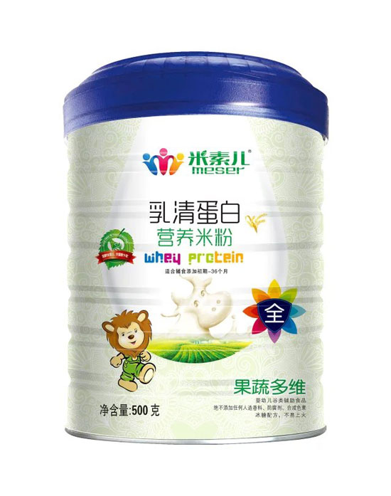 米素兒果蔬多維乳清蛋白營養(yǎng)米粉