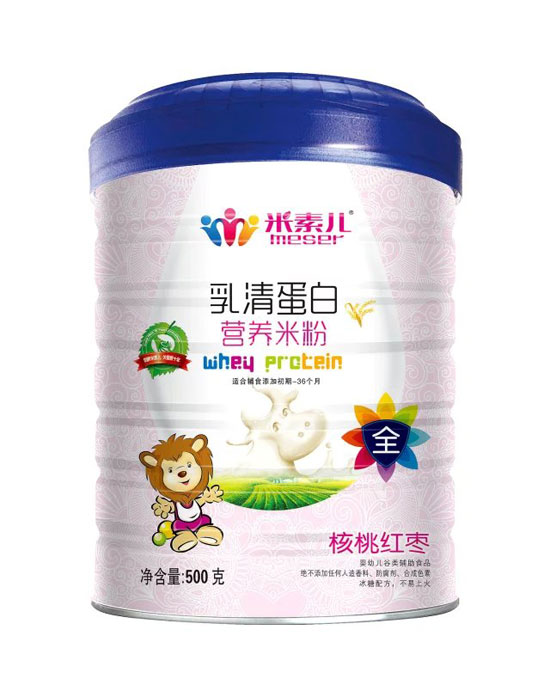 米素兒核桃紅棗乳清蛋白營養(yǎng)米粉