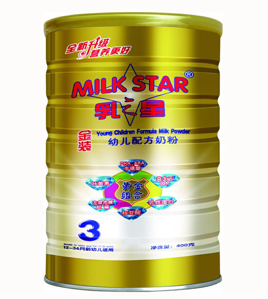 乳之星金裝嬰幼兒奶粉3段(聽裝)
