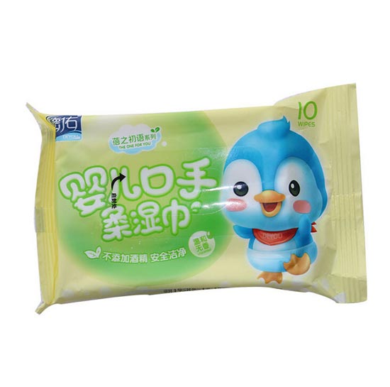 德佑一次性嬰兒口手濕巾10片