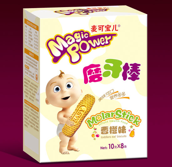 麥可寶兒香橙味磨牙棒