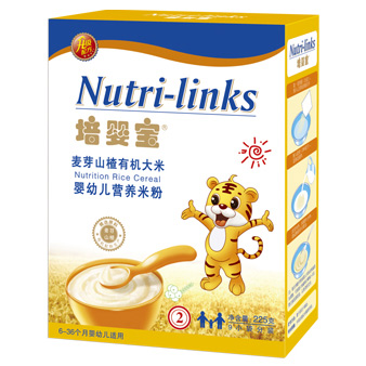 培嬰寶麥芽山楂有機(jī)大米嬰幼兒營(yíng)養(yǎng)米粉