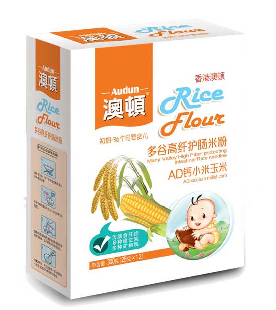 澳頓AD鈣小米玉米護暢米粉(盒)