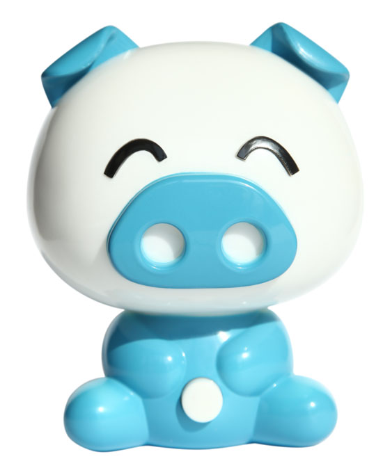 樂琪皮杰豬光控驅(qū)蚊夜燈藍色