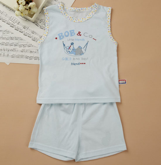 金色小魚竹纖維雙面素色皇冠熊馬夾