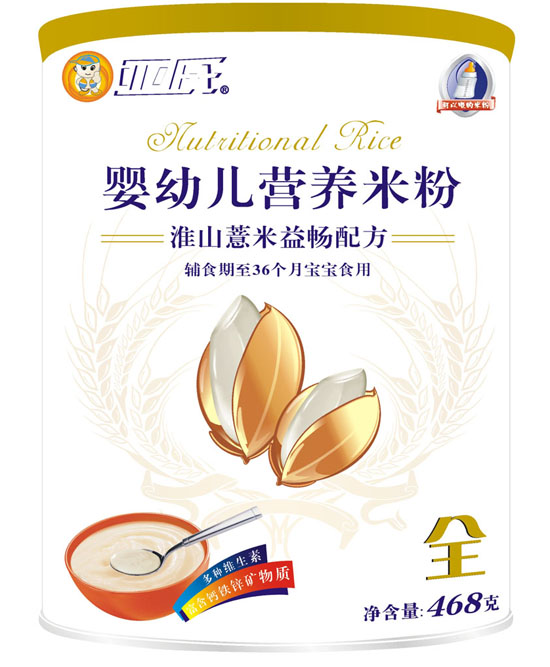 亞氏淮山薏米益暢嬰幼兒米粉罐裝