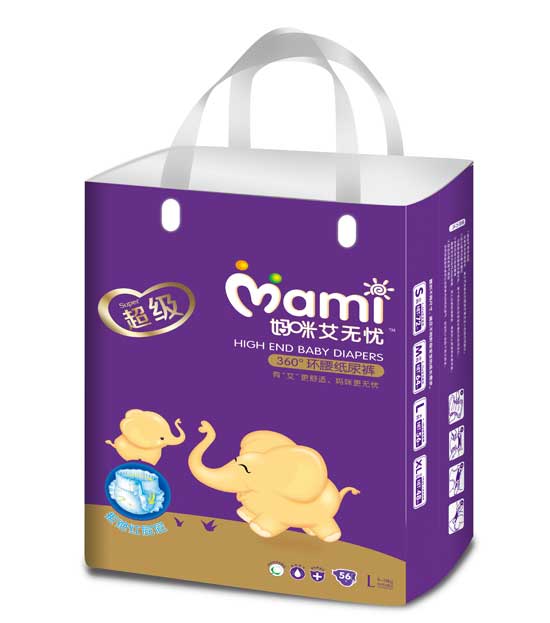 媽咪艾無(wú)憂(yōu)超級(jí)360°環(huán)腰紙尿褲L碼